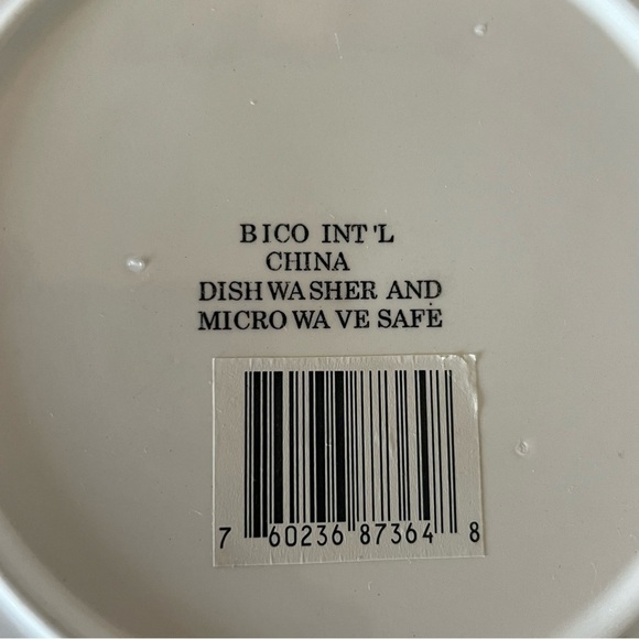 Bico Int’l China Halloween Salad Plate Black Cat On the Fence Replacement Dish - Picture 4 of 5